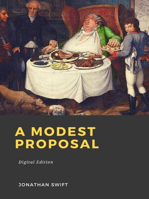 cover image of A modest proposal